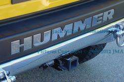 POLISHED STAINLESS STEEL BUMPER LETTERS FOR HUMMER H2  