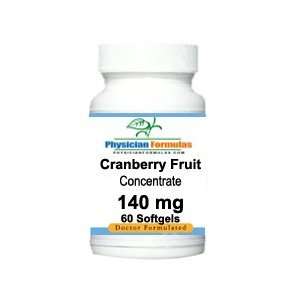 Cranberry Fruit Extract Concentrate Supplement 140 Mg, 60 Softgel 
