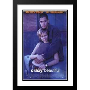 Crazy/Beautiful 20x26 Framed and Double Matted Movie Poster   Style A 
