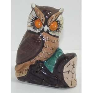 The Fuller Brush Company Hand Painted Ceramic Owl 