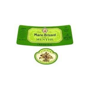  Marie Brizard Creme De Menthe Green Liqueur 750ML Grocery 