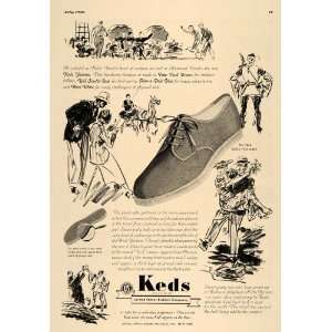  1936 Ad Keds Shoes Yeoman Models United States Rubber 