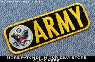 US ARMY EMBROIDERED SHOULDER PATCH MILITARY EMBLEM LOGO  