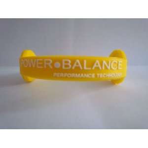 Power Balance Wristband  sizel(20.5),colorYellow Band with White 