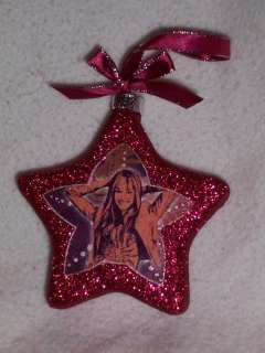   Hannah Montana Glitter Sparkle Ribbon RED POP STAR Miley Cirus  