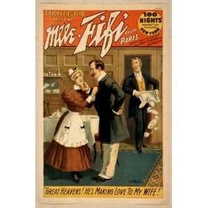  Poster Brady and Ziegfeld present Mlle. Fifi from Paris 