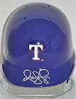 Omar Vizquel 2009 Texas Rangers Signed Mini Helmet COA Unlimited 