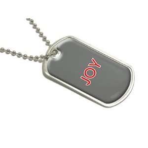  Joy   Military Dog Tag Luggage Keychain Automotive