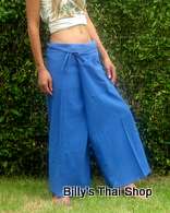 Long Thai Fisherman Pants *Trouser*Wrap*Maternity*Massage*Yoga*M   XXL 