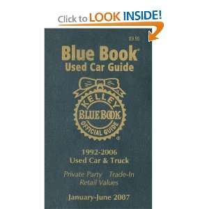  Kelley Blue Book Used Car Guide 1992 2006 Used Car 