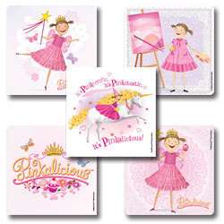 Pinkalicious Cupcake SCENTED 10 LARGE Stickers REWARDS  