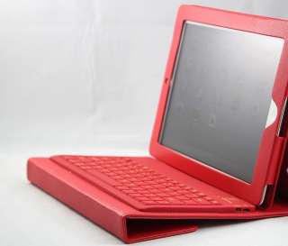 Bluetooth Wireless Keyboard With Leather Case For i Pad 2 Stand Cover 