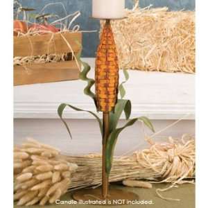  Halloween Handcut Metal Tall Corn Candle Holder Patio 