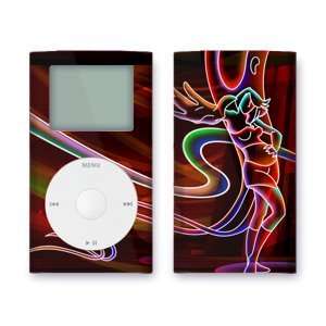  Raver Girl Design iPod mini Protective Decal Skin Sticker 