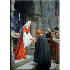 The Charity of St. Elizabeth of Hungary 11x16 Streched Canvas Art by 