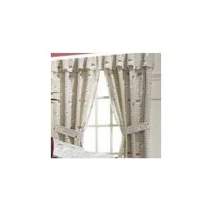  Persa Curtain Set, 2 Panels   2 Straps