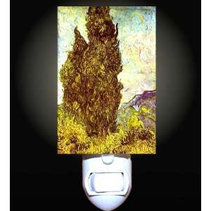  Two Cypresses by Van Gogh Decorative Night Light