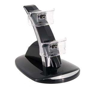 DUAL CHARGER CONTROLLER STAND CHARGING FOR PS3  