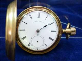Unique Chicago Illinois Wilson HC KW Early Serial Number Pocket Watch 