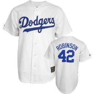  Jackie Robinson Brooklyn Dodgers  White  Cooperstown 