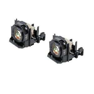  Electrified Replacement Lamps with Housing (Twin Pack) for PT D6000 