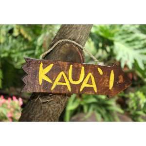  KAUAI DRIFTWOOD SIGN 12   POOL DECOR Patio, Lawn 