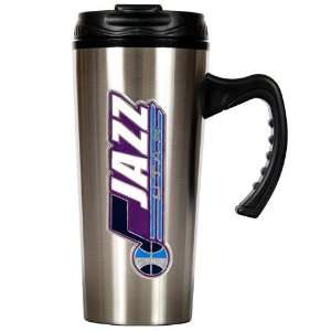  Utah Jazz 16oz Stainless Steel Travel Mug Sports 