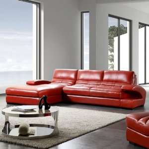  SBO 3969 Leather Sectional Sofa