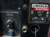 LINCOLN ELECTRIC CV 305 MIG WELDER + WIRE FEEDER LN 7  