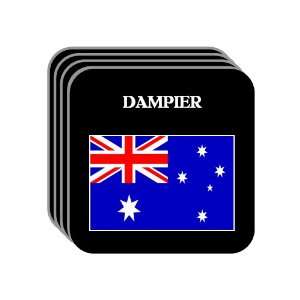  Australia   DAMPIER Set of 4 Mini Mousepad Coasters 