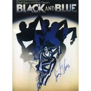  Savion Glover Black And Blue Signed Autograph Program 