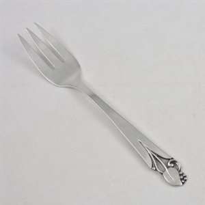  Wood Lily by Frank Smith, Sterling Salad Fork, Satin 