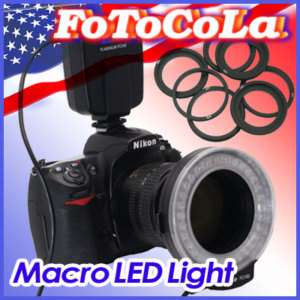 Macro ring LED light flash for Nikon D70 D90 D700 D5000  