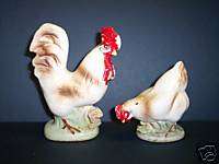 Enesco Ceramic Chicken Salt & Pepper Shakers_0395  