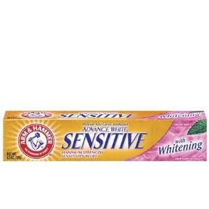   White Sensitive Fluoride Anti Cavity Toothpaste 6.3 oz (Quantity of 4