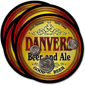  Danvers, MA Beer & Ale Coasters   4pk 