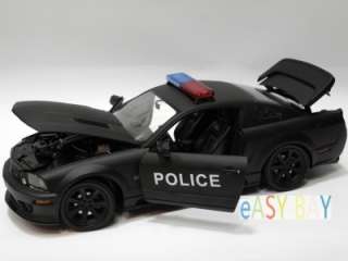 WELLY 1 18 SALEEN POLICE Diecast CAR Model BLACK NEW  