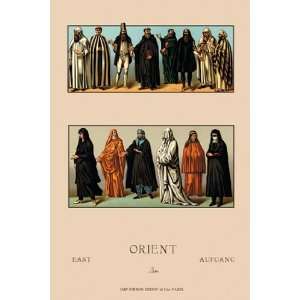  Variety of Dress from the Orient   Poster by Auguste 