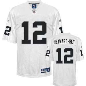 Darrius Heyward Bey White Reebok NFL Replica Oakland Raiders Jersey 