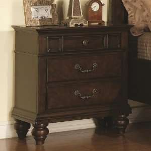  Pelagia Capuccino 3 Drawer Nightstand