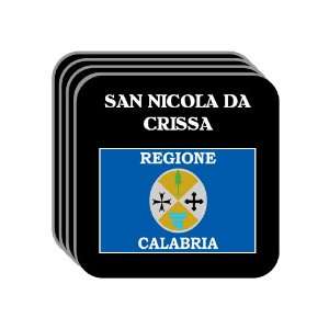 Italy Region, Calabria   SAN NICOLA DA CRISSA Set of 4 Mini Mousepad 