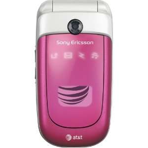  Sony Ericcsson Z310a Pink Phone (AT&T) Cell Phones 