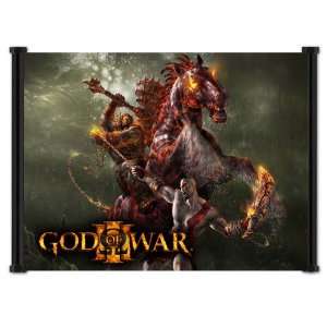  God of War 3 Game Fabric Wall Scroll Poster (21x16 