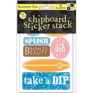  Chipboard Saying Stack   Summer Fun Arts, Crafts & Sewing