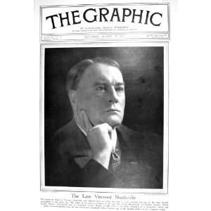  1922 PORTRAIT VISCOUNT NORTHCLIFFE HARMSWORTH DIANA 