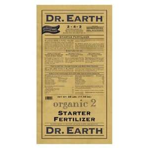  DR EARTH 25 Lb Organic Starter Fertilizer Patio, Lawn 