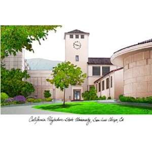   California Poly State Univ., San Luis Obispo Lithograph Print Sports
