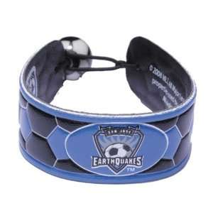  San Jose Earthquakes Team Color Soccer Bracelet Sports 