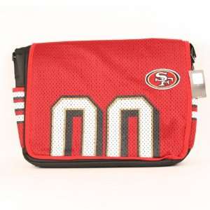  San Francisco 49ers Jersey Style Team Messenger Bag (15 x 
