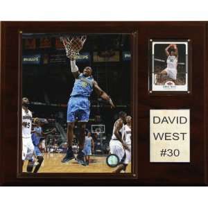 NBA David West New Orleans Hornets Player Plaque  Sports 